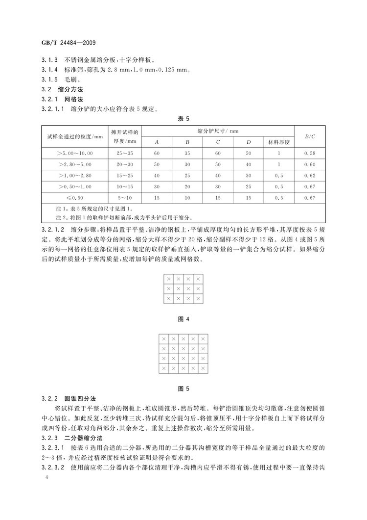 GB/T 24484-2009 鉬鐵試樣的采取和制備方法國家標準