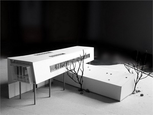 建筑模型制作過程更新07 從細節(jié)刻畫到整體展示